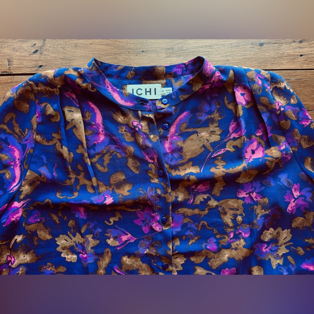 ICHI Floral Blouse
